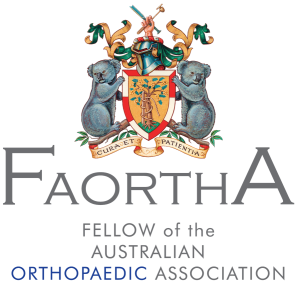 FAORTHA Fellow of the Australian Orthopaedic Association logo